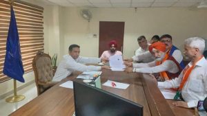 Sandhu files nomination from Amritsar
