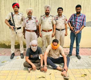 Drugs smugglers nabbed with weapons 