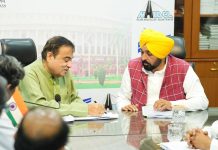 ਮੁੱਖ ਮੰਤਰੀ ਭਗਵੰਤ ਸਿੰਘ ਮਾਨ ਵੱਲੋਂ ਨਿਤਿਨ ਗਡਕਰੀ ਨਾਲ ਮੁਲਾਕਾਤ CM Bhagwant Mann meets Nitin Gadkari