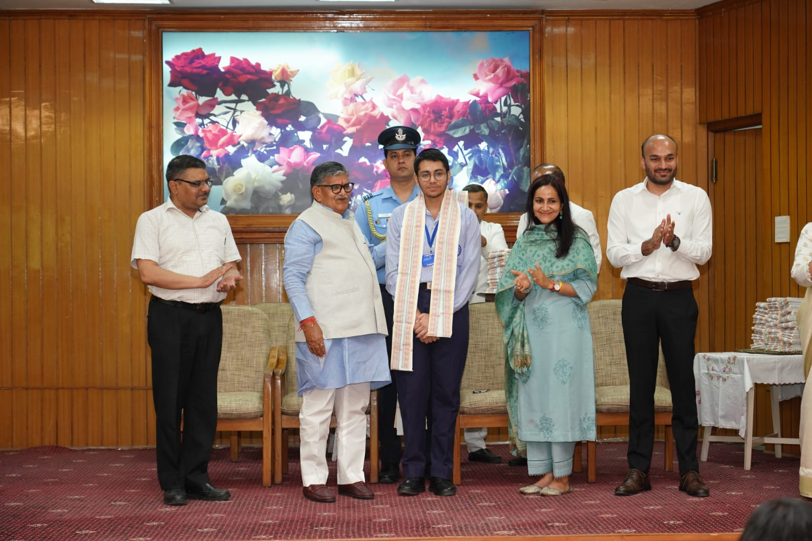 Toppers Felicitated by Governor Kataria