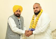 ਮਸ਼ਹੂਰ ਕਬੱਡੀ ਖਿਡਾਰੀ ਸੰਦੀਪ ਲੁੱਦੜ ਆਮ ਆਦਮੀ ਪਾਰਟੀ ਚ ਸ਼ਾਮਿਲ Kabaddi player Sandeep Ludar joins AAP