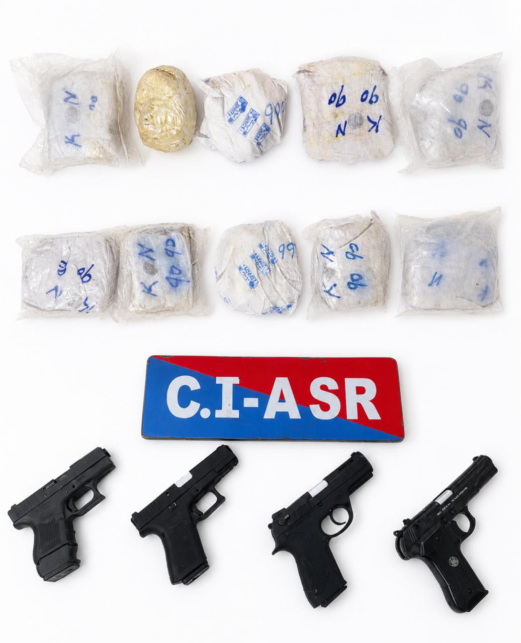 Heroin Pistols recovered from smuggler brothers