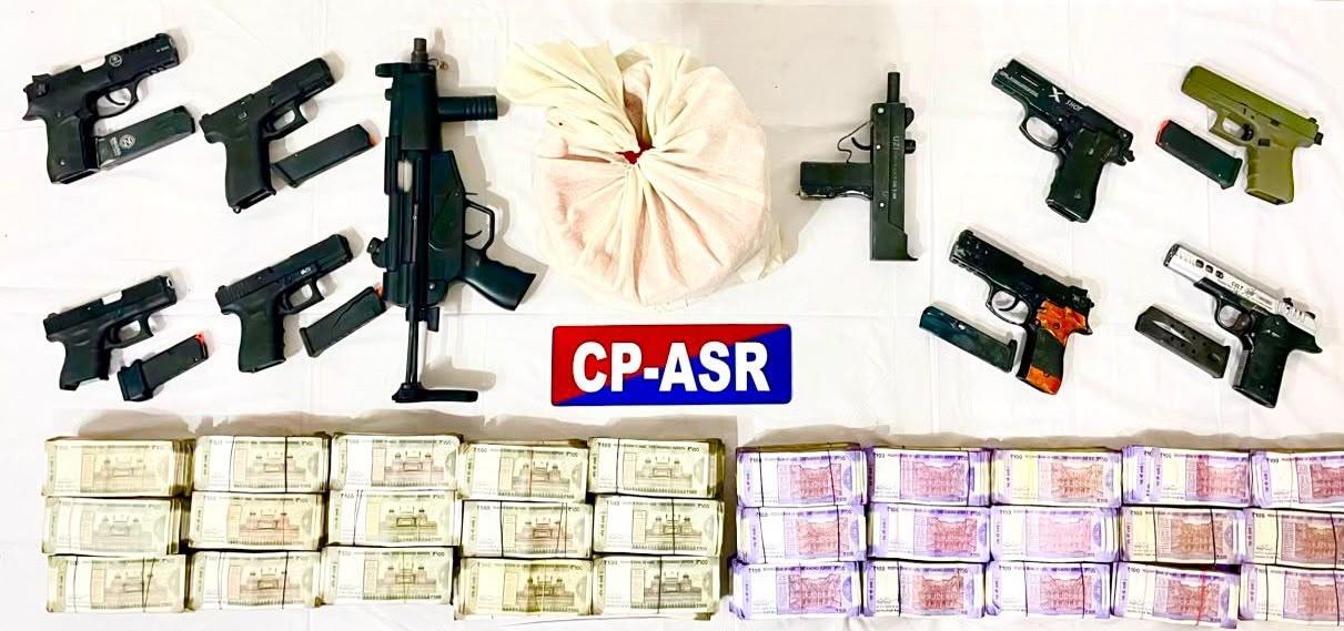 Major weapons drugs recovery in Amritsar