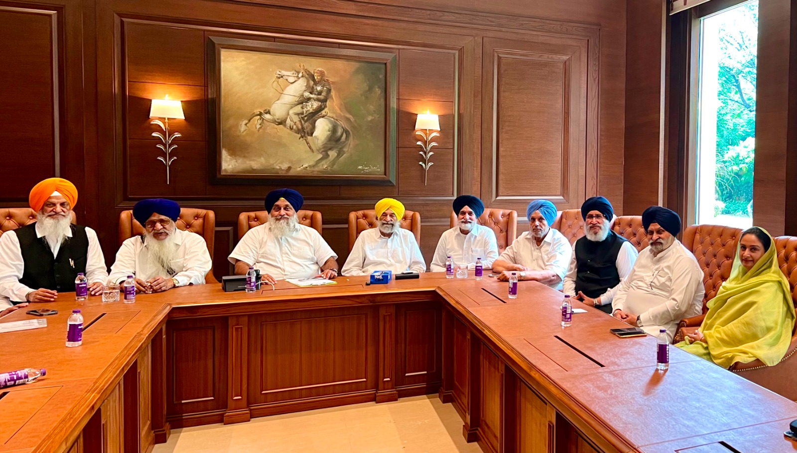 Akali Dal leadership meets after Sukhbir meeting with PM